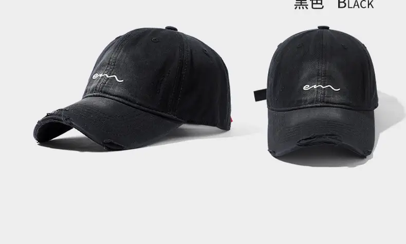 Men's Beige Embroidered Baseball Cap Wide Brim — feature 22