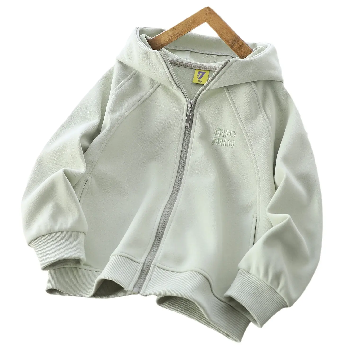 Blue Korean Style Zipper Hoodie for Boys Girls - Image 9