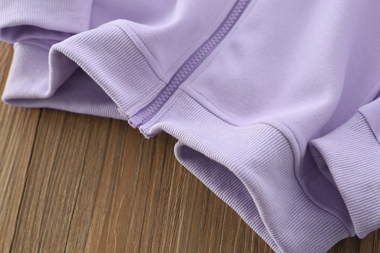Blue Korean Style Zipper Hoodie for Boys Girls — feature 10