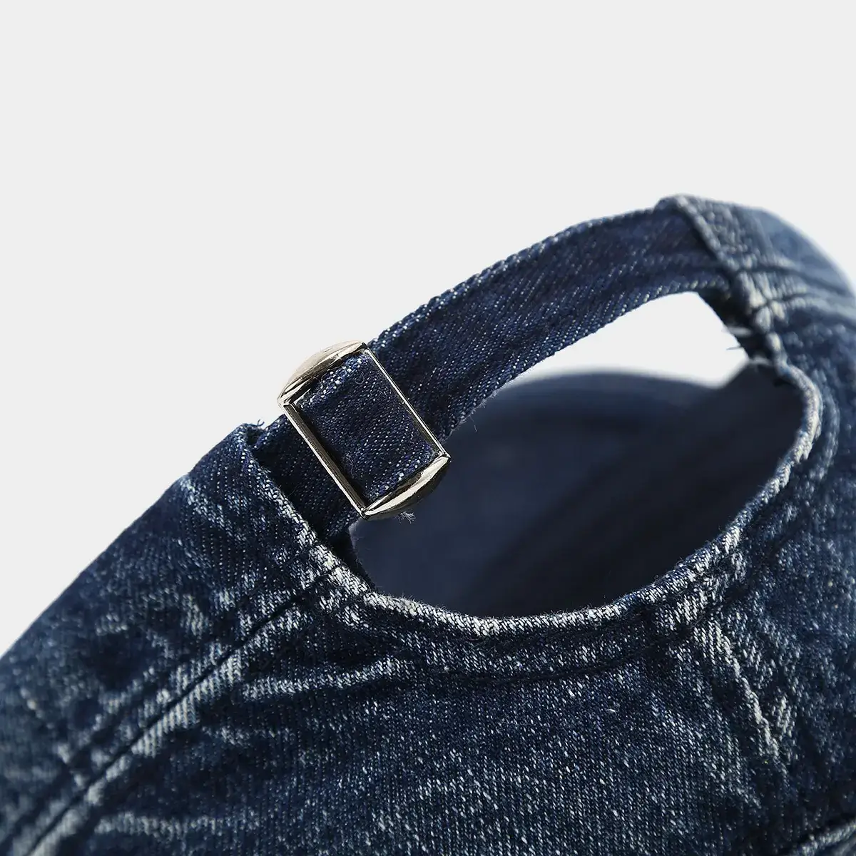 Denim Distressed Cap Men Women Retro Military Street Fashion — feature 10