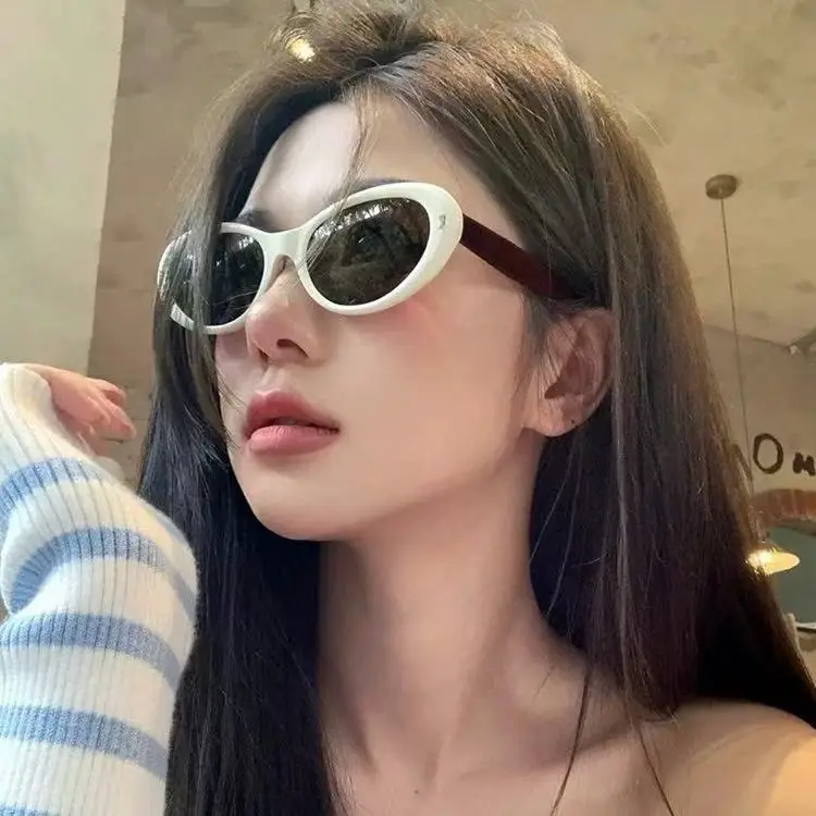 Retro Cat-Eye Sunglasses Women High End Foldable - Image 7