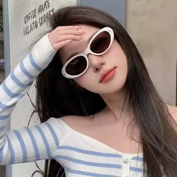 Retro Cat-Eye Sunglasses Women High End Foldable - Image 8