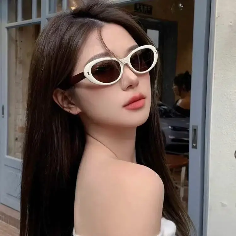 Retro Cat-Eye Sunglasses Women High End Foldable - Image 9