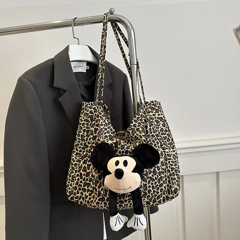 Leopard Print Women's Large Capacity Shoulder Bag — feature 15
