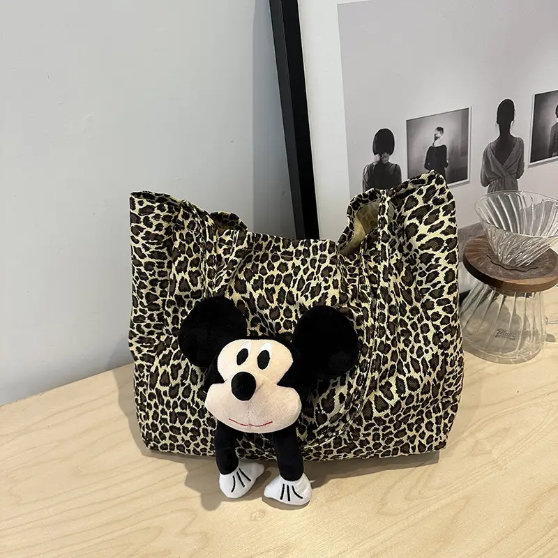 Leopard Print Women's Large Capacity Shoulder Bag — feature 17