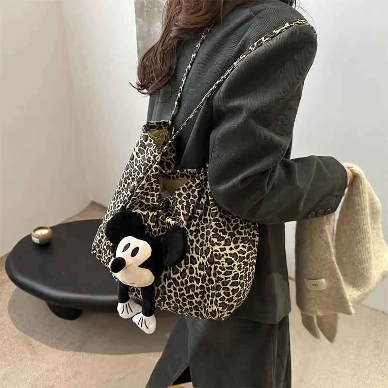 Leopard Print Women's Large Capacity Shoulder Bag — feature 23