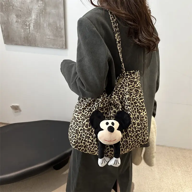 Leopard Print Women's Large Capacity Shoulder Bag — feature 24