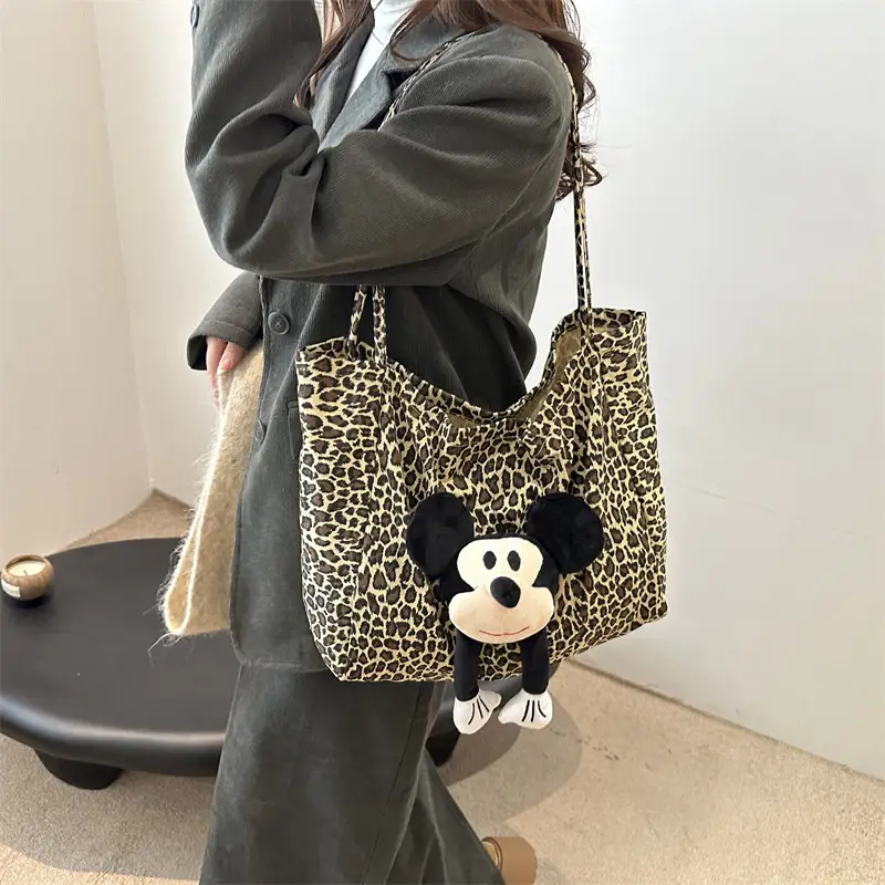 Leopard Print Women's Large Capacity Shoulder Bag — feature 25