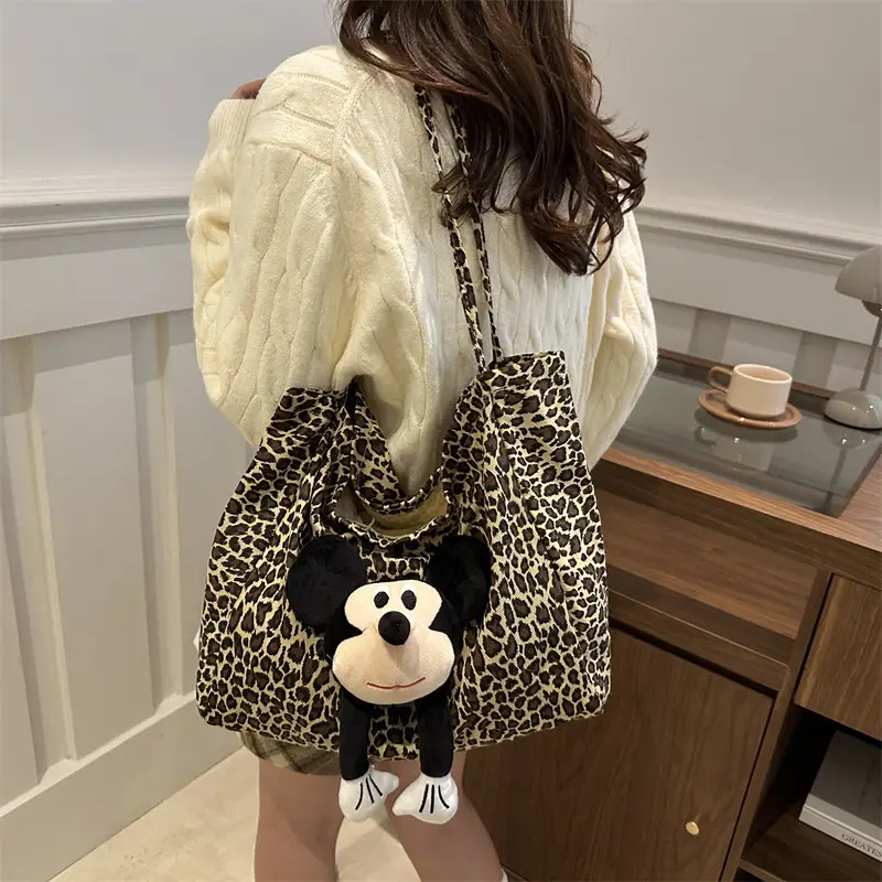 Leopard Print Women's Large Capacity Shoulder Bag — feature 28