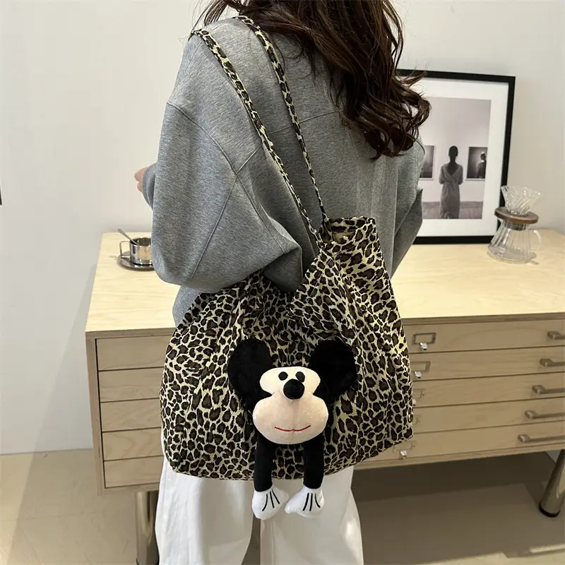 Leopard Print Women's Large Capacity Shoulder Bag — feature 32