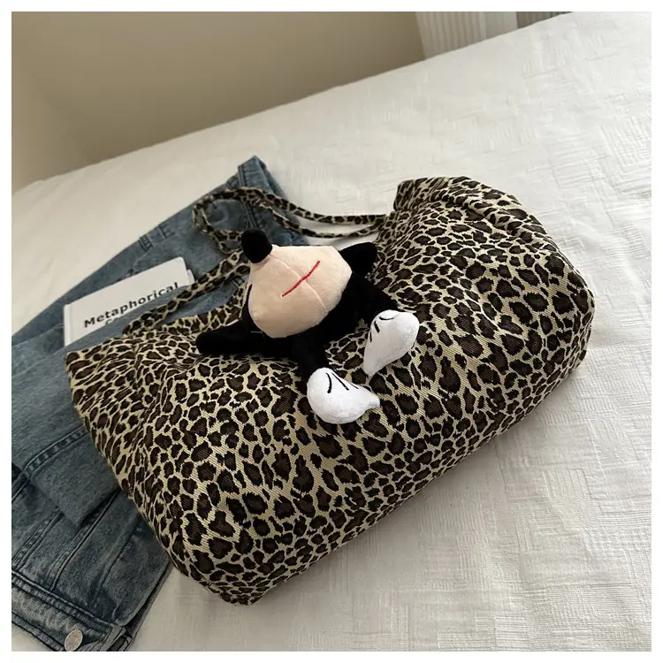 Leopard Print Women's Large Capacity Shoulder Bag — feature 7