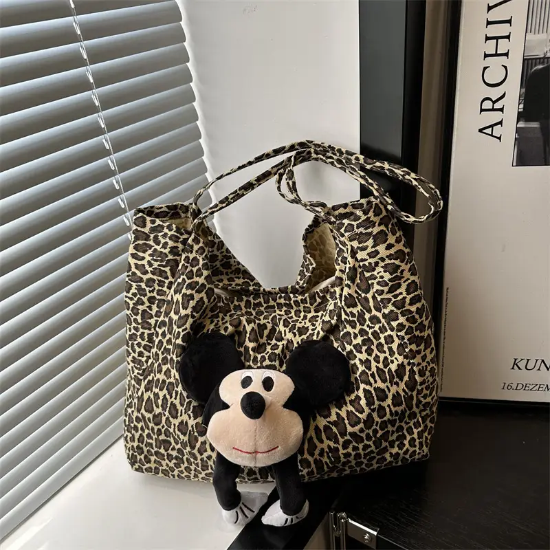 Leopard Print Women's Large Capacity Shoulder Bag