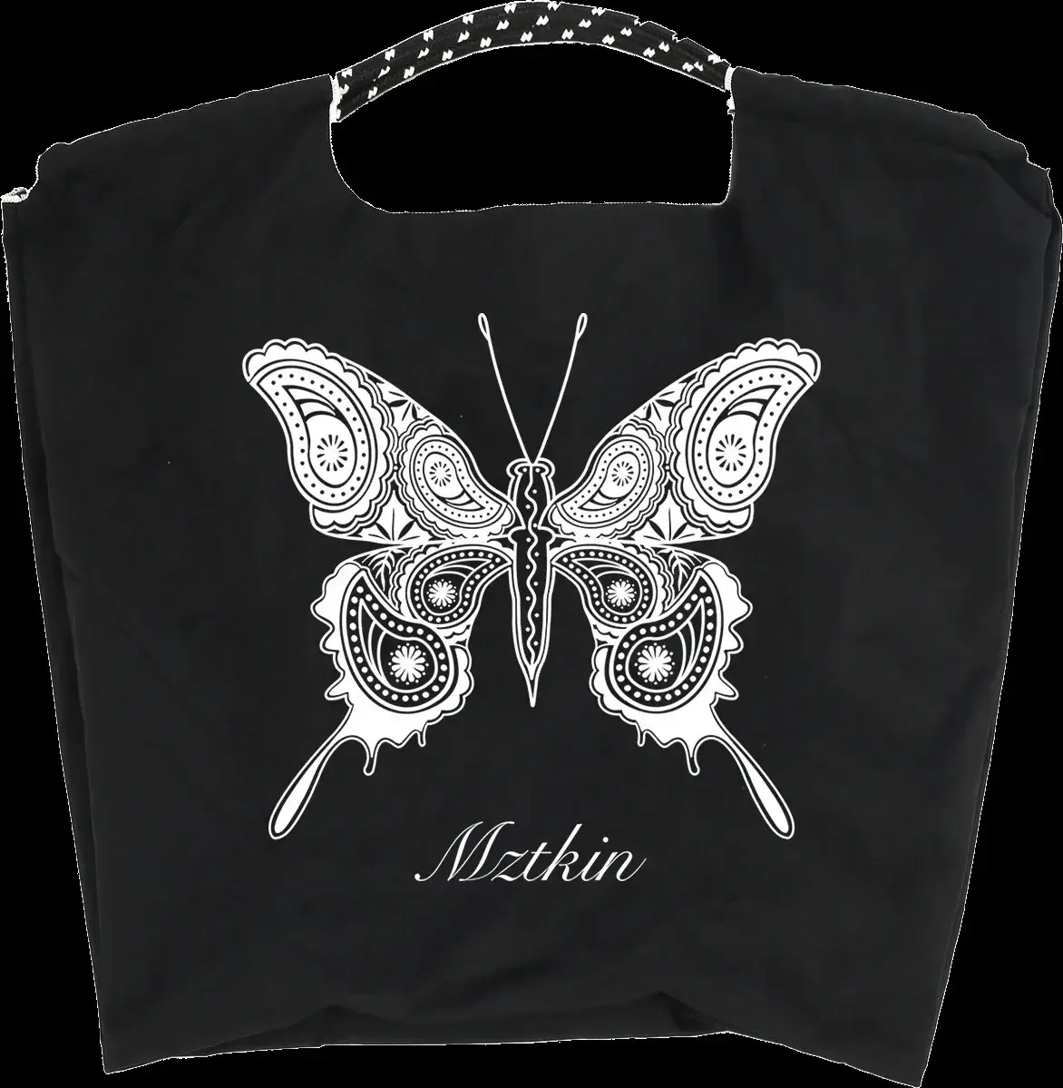 Women Embroidered Waterproof Shoulder Bag Black - Image 14