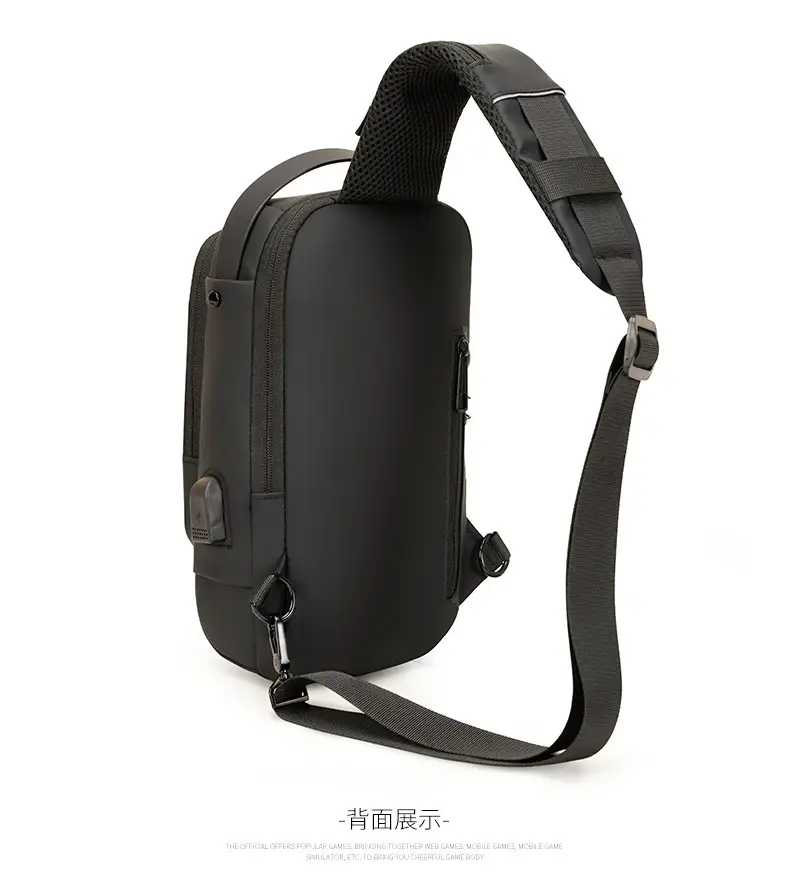 Men's USB Charging Crossbody Bag with Password Lock — feature 22