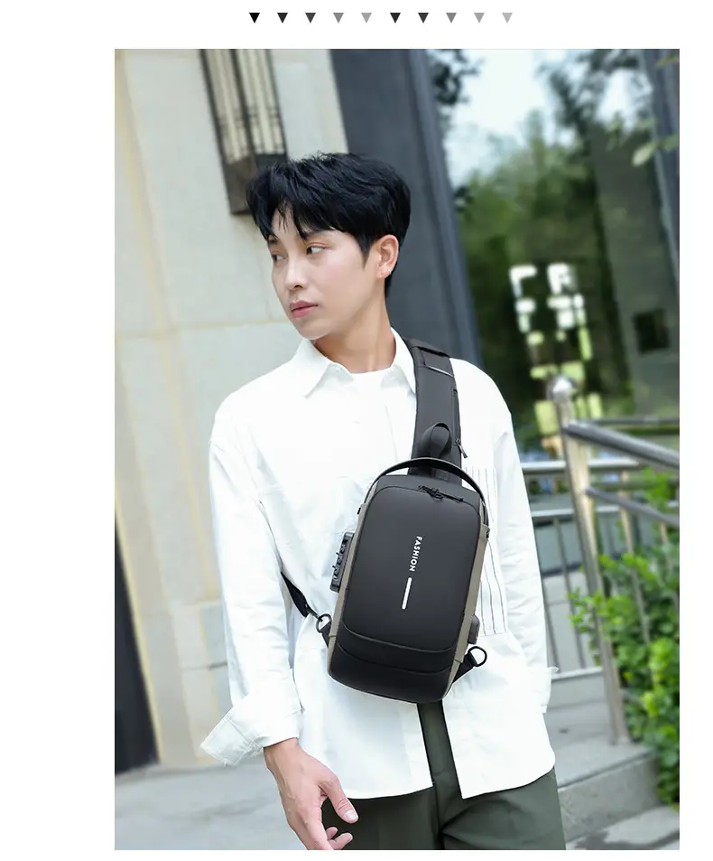 Men's USB Charging Crossbody Bag with Password Lock — feature 34