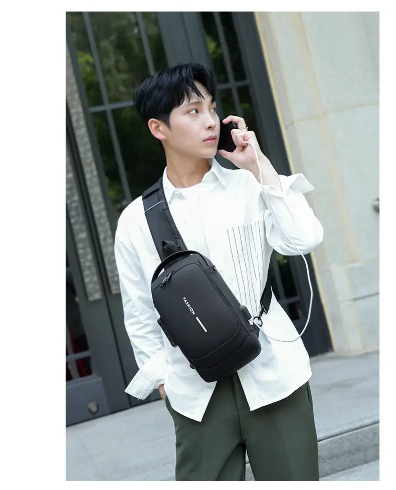Men's USB Charging Crossbody Bag with Password Lock — feature 37