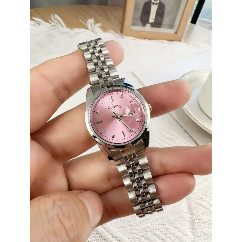 Advanced Sense Women's Watch Light Luxury Artistic Mori Small and Exquisite Watch Fashion Calendar Steel Band Women's Watch - Image 3