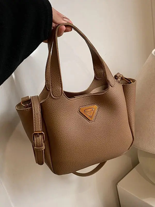 Women's Black Leather Shoulder Crossbody Bag 2025 New Arrival - Image 10