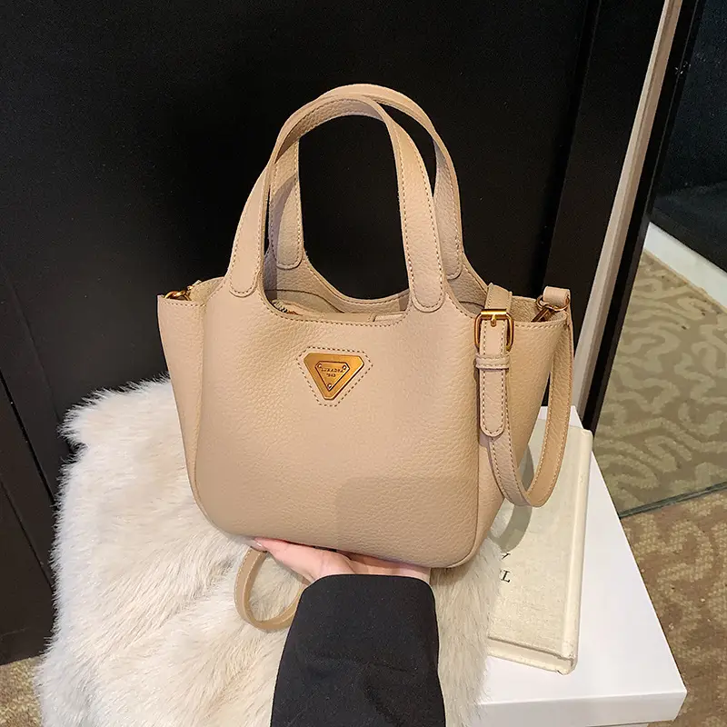 Women's Black Leather Shoulder Crossbody Bag 2025 New Arrival - Image 5