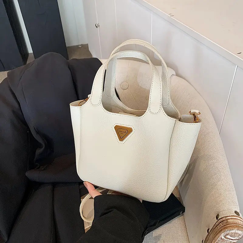 Women's Black Leather Shoulder Crossbody Bag 2025 New Arrival - Image 6