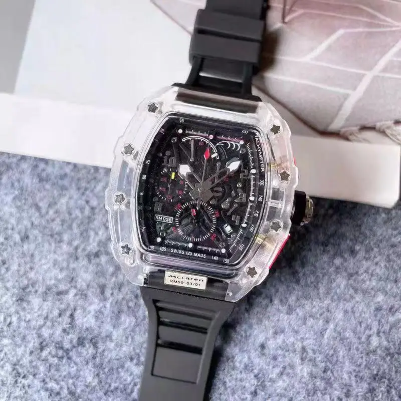 Zido Hollow Luminous Quartz Men's Watch Orange