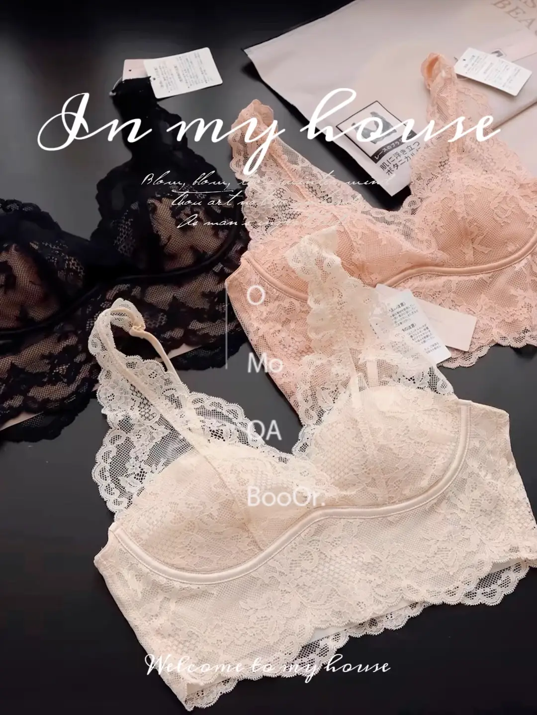 French Lace Push-Up Camisole Bra Set White No Steel Ring — feature 36