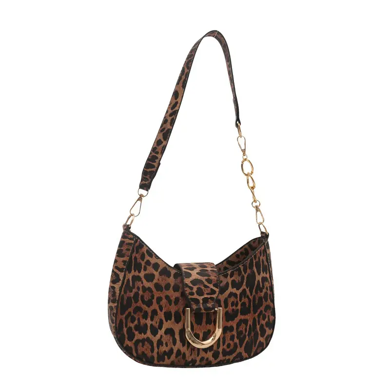 Leopard Print Large Capacity Crossbody Bag Women