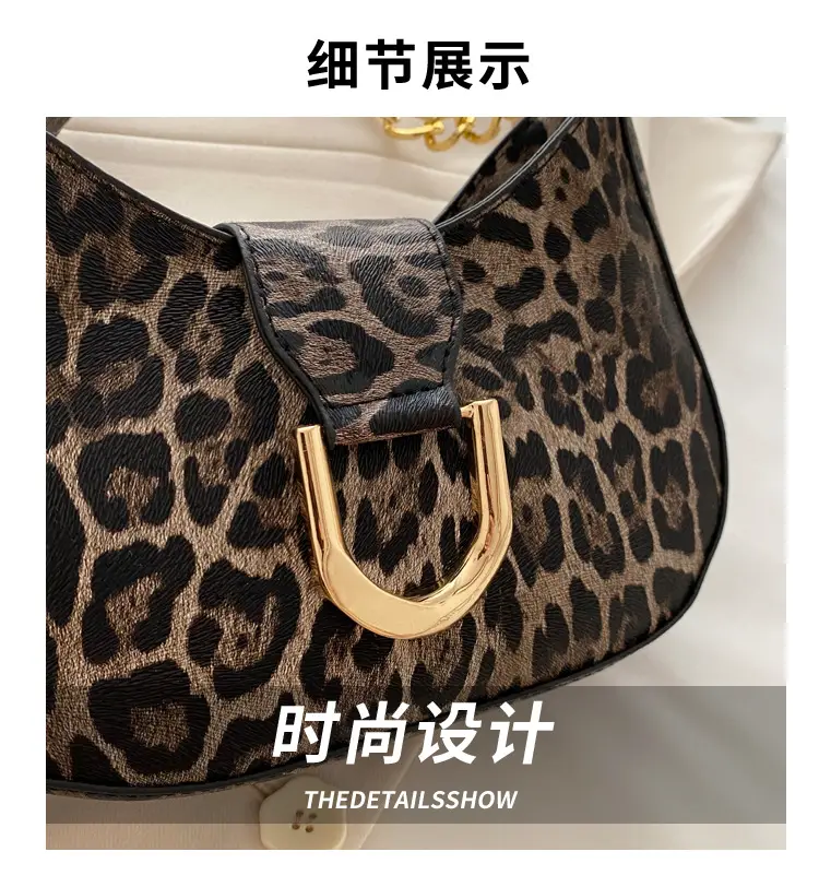 Leopard Print Large Capacity Crossbody Bag Women — feature 3