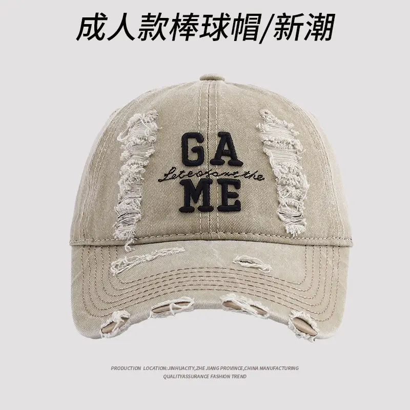 Men Embroidered Baseball Cap Summer Wear Wide Brim - Image 6