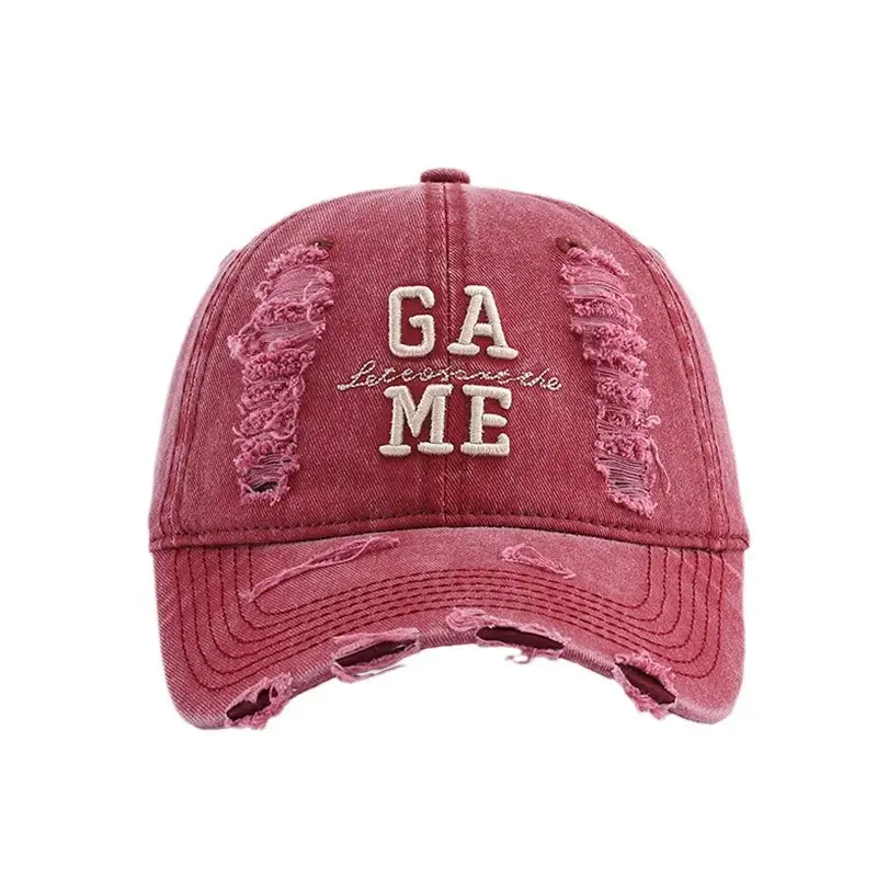 Men Embroidered Baseball Cap Summer Wear Wide Brim - Image 8