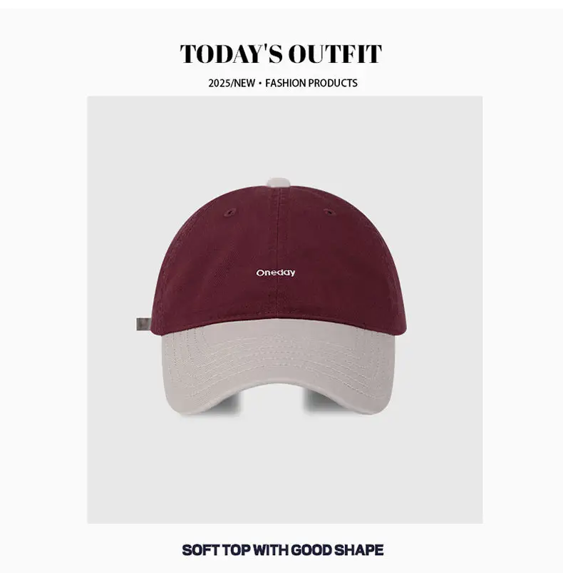 Women's Beige Brown Letter Embroidered Baseball Cap — feature 11