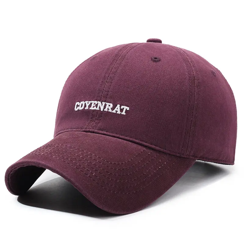 Vintage Washed Korean Style Baseball Cap Men Women - Image 3