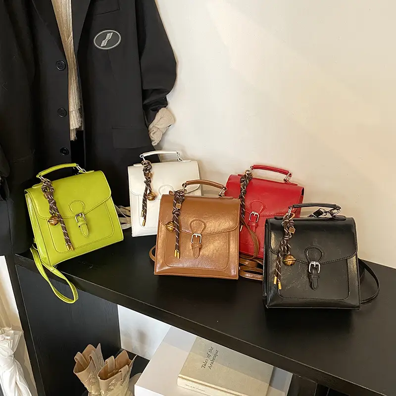 2025 Spring Japanese Korean College Style White Shoulder Bag - Image 9