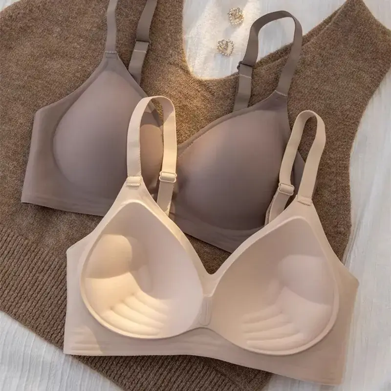 Palm Style Fixed Cup Expansion Large Seamless Underwear Women - Image 6