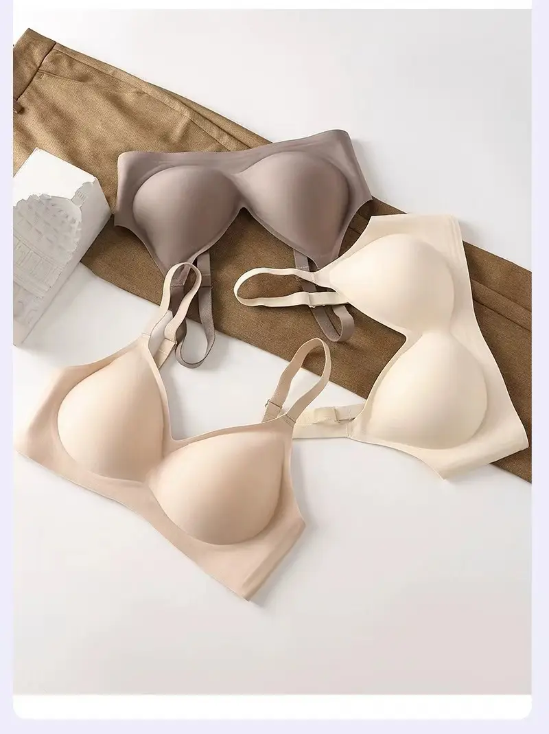 Palm Style Fixed Cup Expansion Large Seamless Underwear Women — feature 17