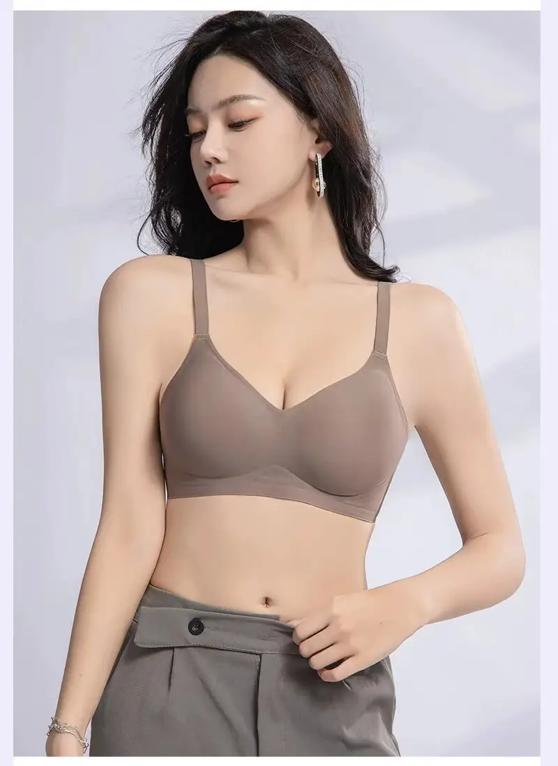 Palm Style Fixed Cup Expansion Large Seamless Underwear Women — feature 20