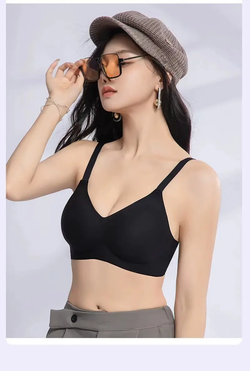 Palm Style Fixed Cup Expansion Large Seamless Underwear Women — feature 21