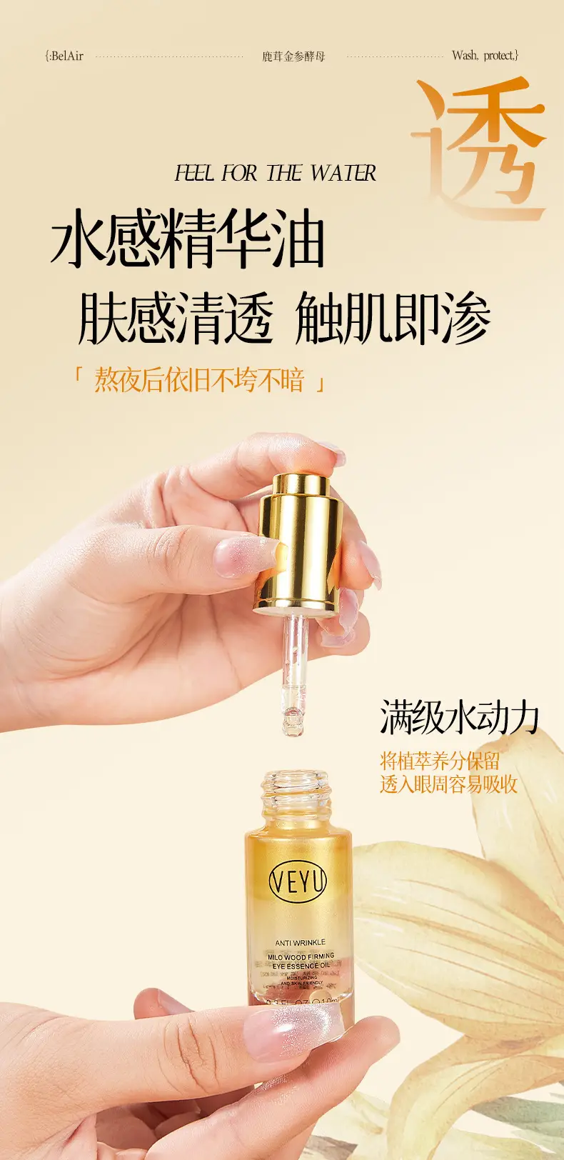Veyu Anti-Wrinkle Eye Serum for Fine Lines & Moisturization — feature 12