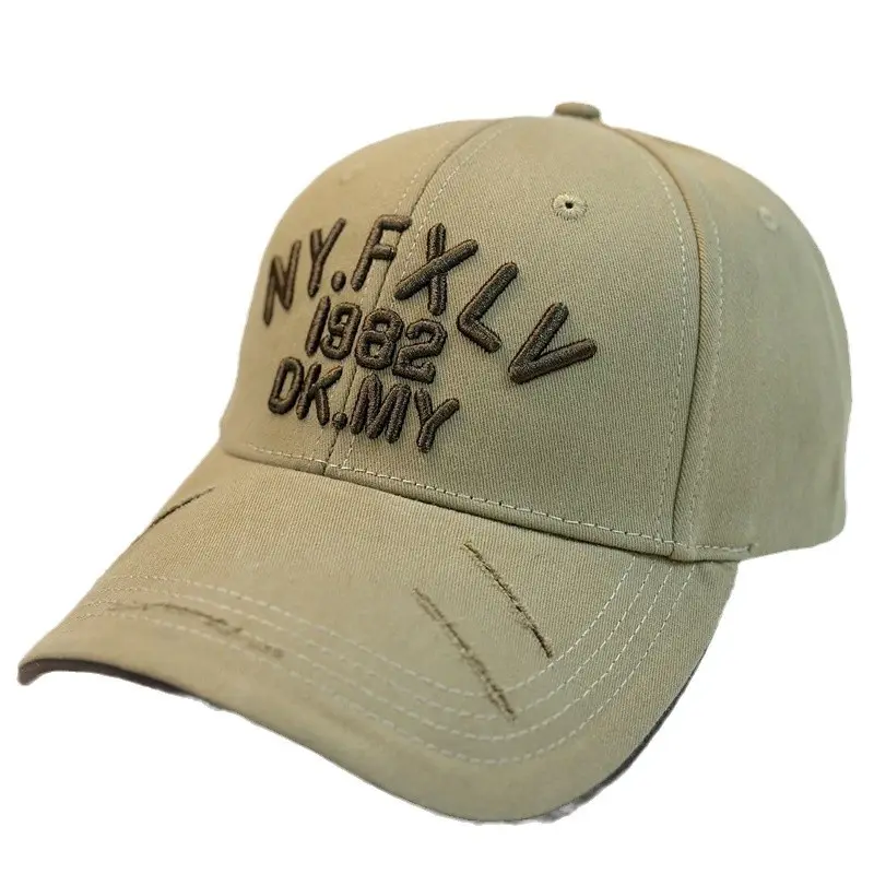 Men's NY FAXL1982 Letter Cap Purple All Match - Image 12