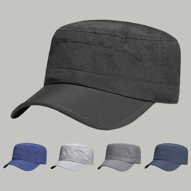 Grey Blue Baseball Cap Summer Outdoor Sun Hat - Image 4