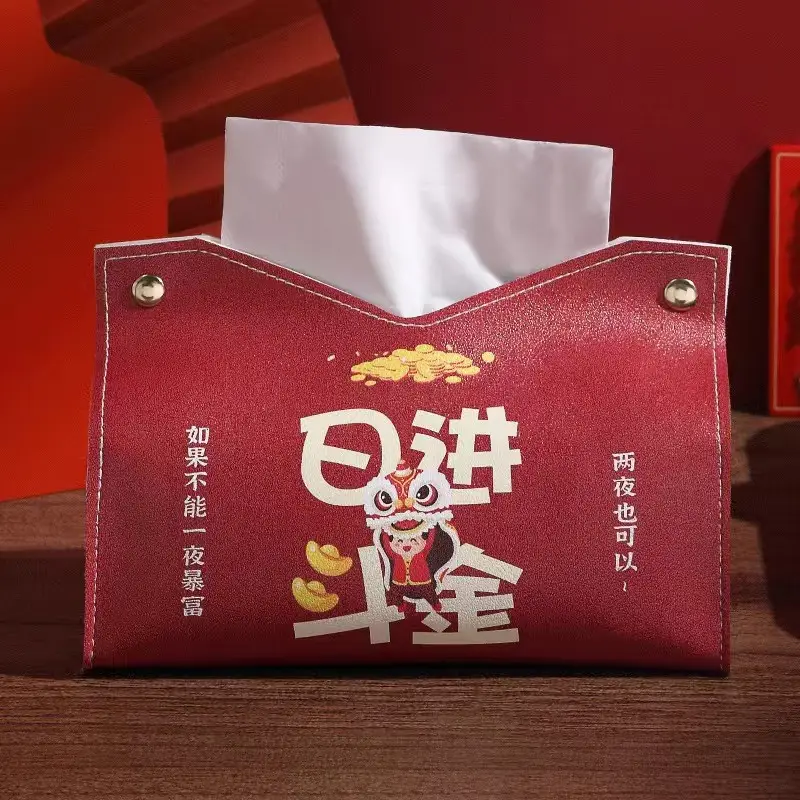 Red Creative Tissue Box for Weddings & Festivals - Image 13