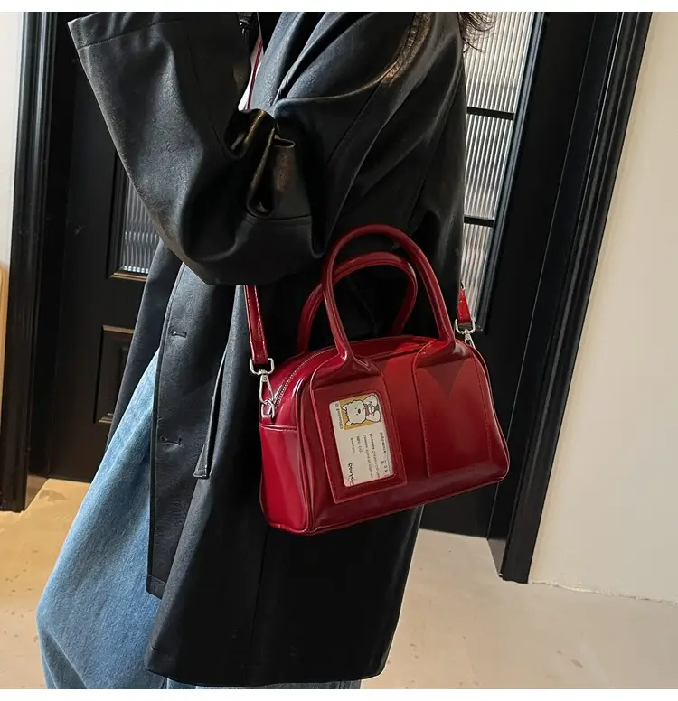 Red Korean Style Shoulder Crossbody Bag 2025 — feature 21