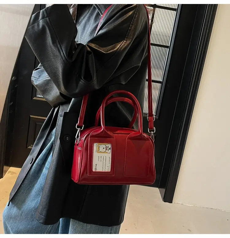 Red Korean Style Shoulder Crossbody Bag 2025 — feature 23