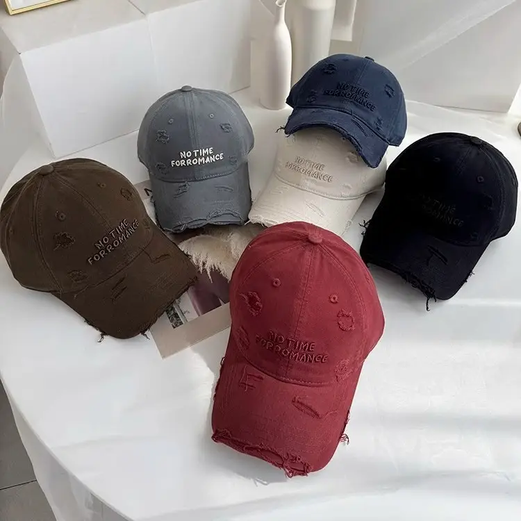 2025 Grey Baseball Cap No Time for Romance - Image 8