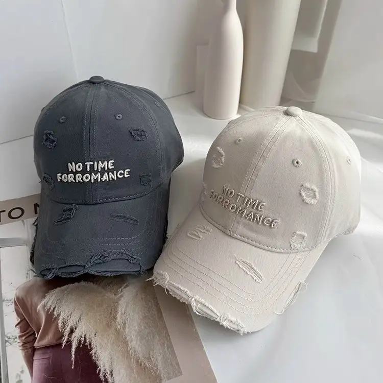 2025 Grey Baseball Cap No Time for Romance - Image 9