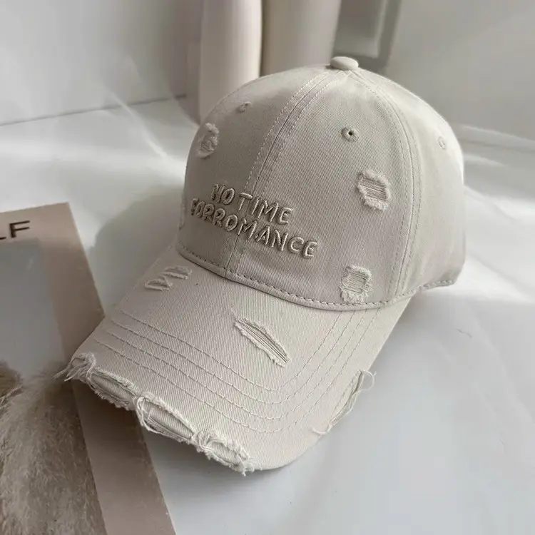 2025 Grey Baseball Cap No Time for Romance - Image 10