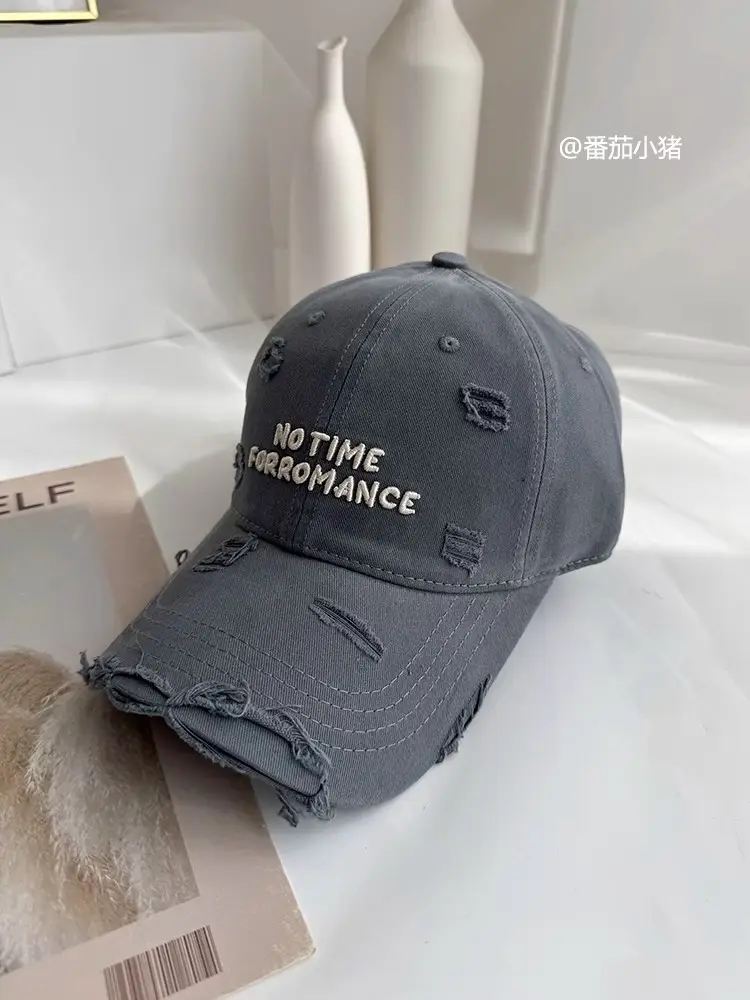 2025 Grey Baseball Cap No Time for Romance — feature 7