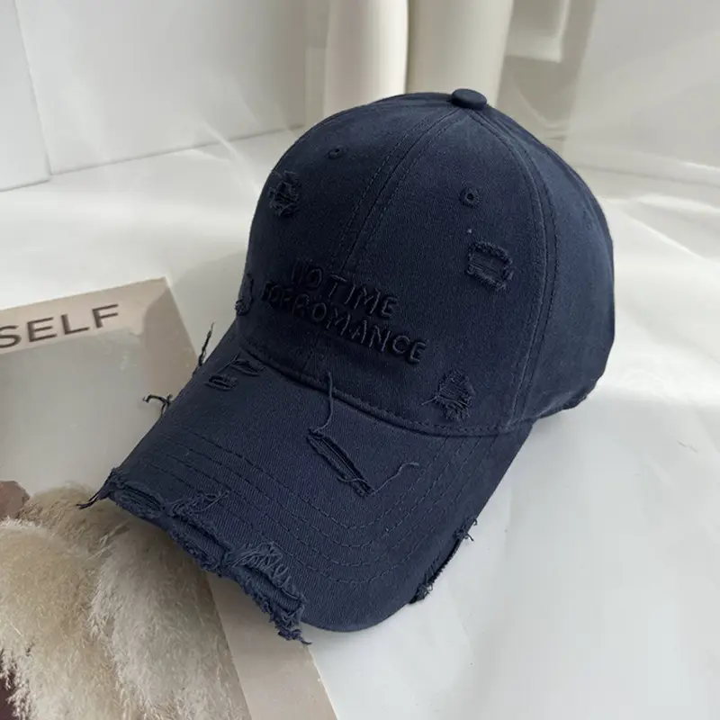 2025 Grey Baseball Cap No Time for Romance - Image 4