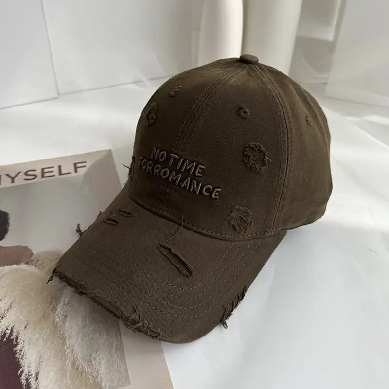2025 Grey Baseball Cap No Time for Romance - Image 5