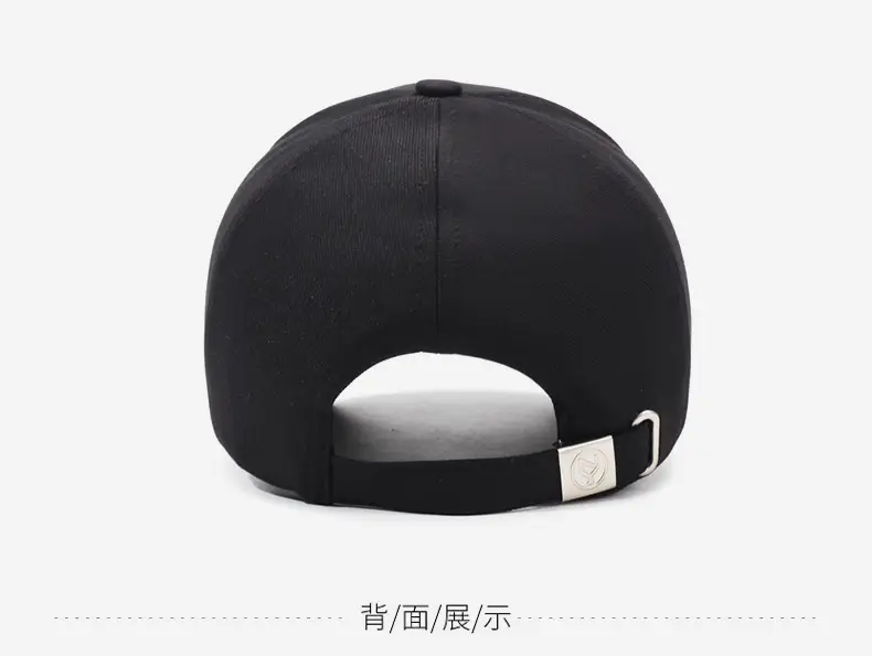 Men's Black Baseball Cap Casual Outdoor Sun Hat — feature 11